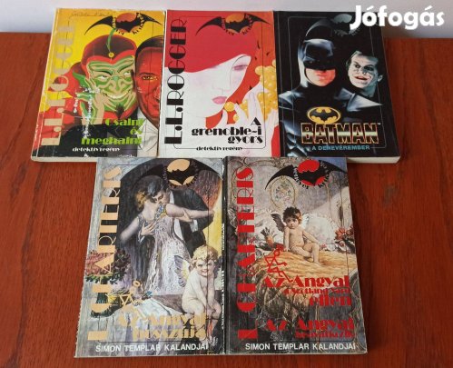 Denevér krimi könyvcsomag / 5 db könyv