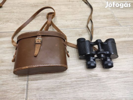 Denhill 8x25 ös kis méretű fém házas antik távcső jó állapotban