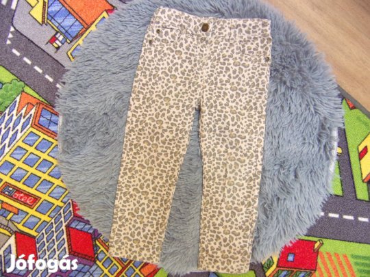 Denim Co párduc mintás nadrág 2-3 éveseknek