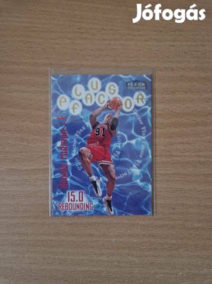 Dennis Rodman Fleer Traditions 1998-99 Plus Factor #139 kosaras kártya