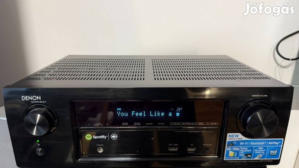 Denon AVR X1100W wifi, bluetooth, airplay, 7.2 házimozi erősítő eladó
