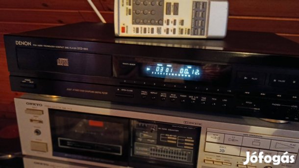 Denon DCD-860 CD lejátszó távszabályzóval