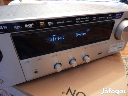 Denon DRA-800H Sztereó AVR Ezüst Hálózatos 4K Újszerű