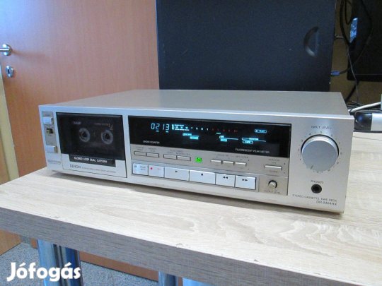 Denon DR-M44HX kazettás deck, "3 head, dual capstan"