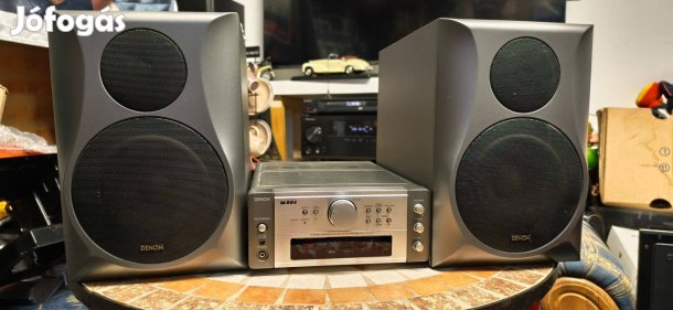 Denon Udra-M7 mini hifi,hangfalakkal, gyári távval