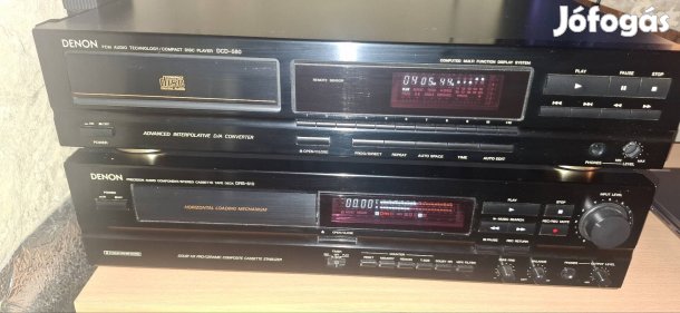 Denon deck és cd