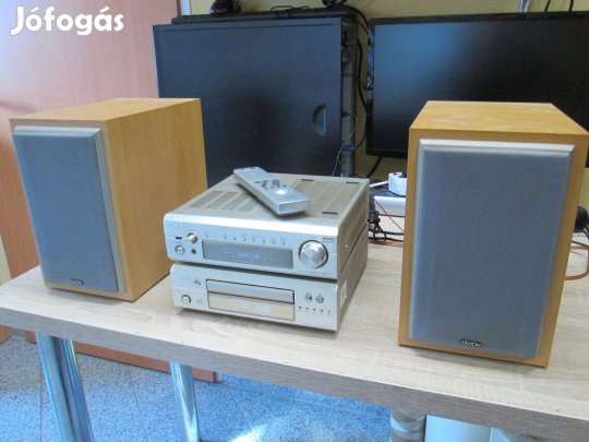 Denon hifi hangfallal + távirányítóval eladó
