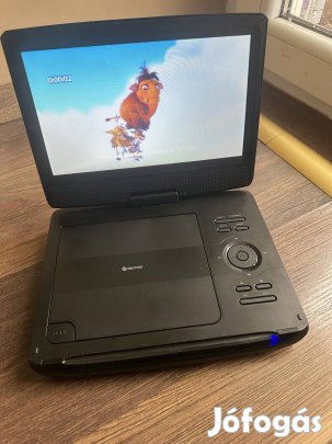 Denver MT-1097 Hordozható média lejátszó ,USB DVD 25.4 cm 10 coll Akk