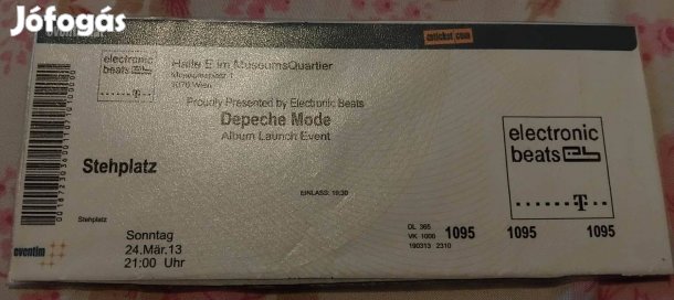 Depeche Mode Koncert Jegy