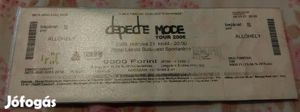 Depeche Mode Koncert Jegy
