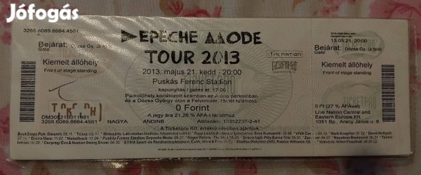 Depeche Mode Koncert Jegy