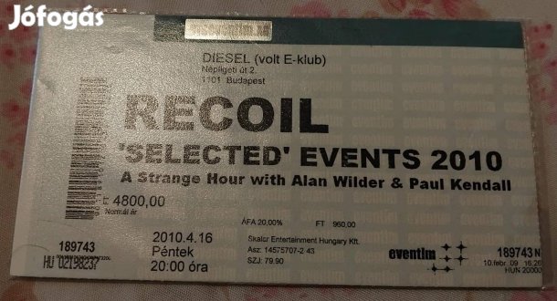 Depeche Mode Koncert Jegy