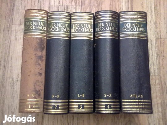 Der Neue Brockhaus I-V. (Allbuch in vier Bänden und einem Atlas)