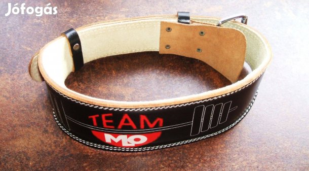 Derékrögzítő,támasztó,valódi bőr Edzőöv