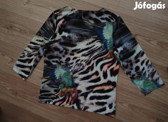 Designer női színes elasztikus felsőrész S-M