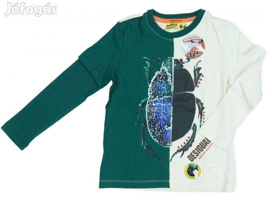Desigual Új (címkés) Fiú Hosszú ujjú felső (Méret: 116)