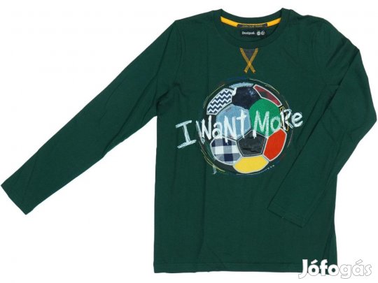 Desigual Új (címkés) Fiú Hosszú ujjú felső (Méret: 152)