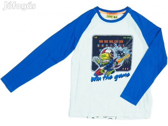 Desigual Új (címkés) Fiú Hosszú ujjú felső (Méret: 152)