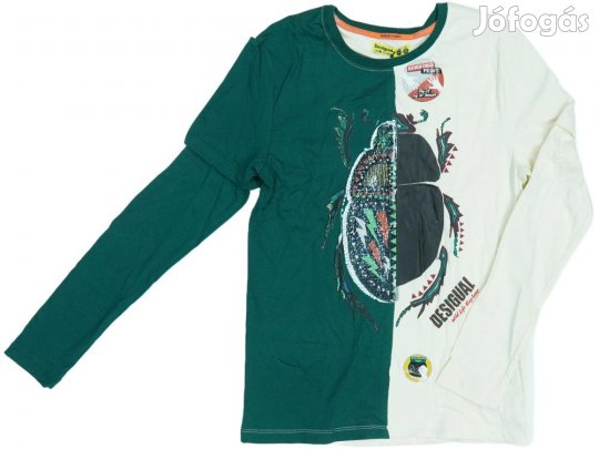 Desigual Új (címkés) Fiú Hosszú ujjú felső (Méret: 164)