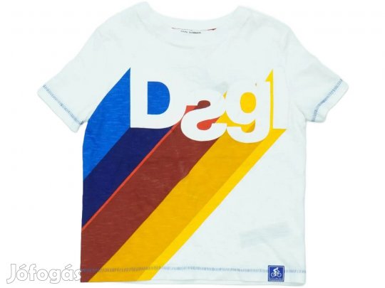 Desigual Új (címkés) Fiú Póló (Méret: 104)