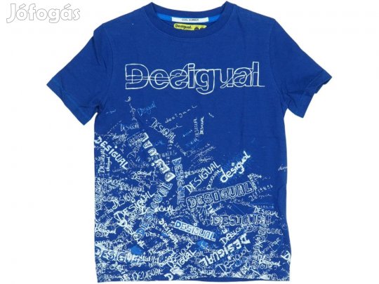 Desigual Új (címkés) Fiú Póló (Méret: 128)