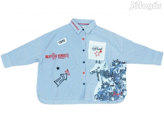 Desigual Új (címkés) Lány Blúz (Méret: 104)