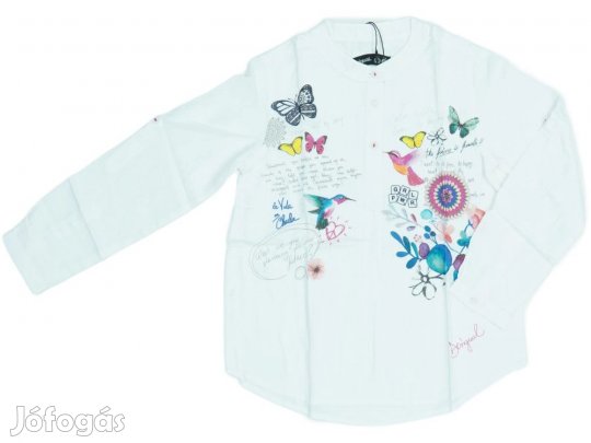 Desigual Új (címkés) Lány Blúz (Méret: 116)
