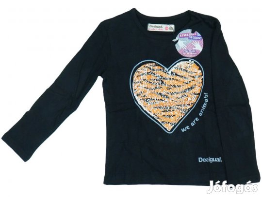 Desigual Új (címkés) Lány Hosszú ujjú felső (Méret: 104)