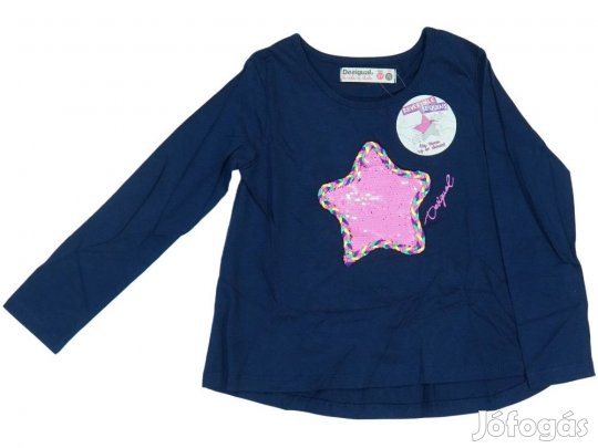 Desigual Új (címkés) Lány Hosszú ujjú felső (Méret: 104)
