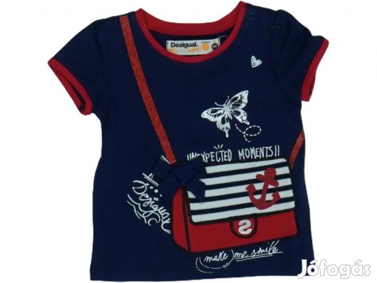 Desigual Új (címkés) Lány Póló (Méret: 68)
