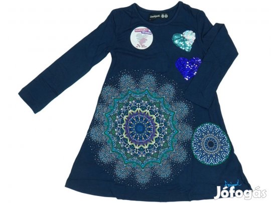 Desigual Új (címkés) Lány Ruha (Méret: 104)