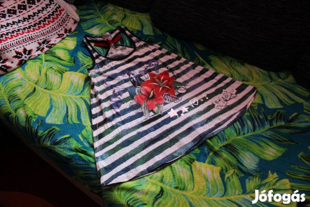 Desigual polo, felso, tunika Xs /S (2x hordott)