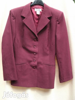 Desirée 38-as zakó, blézer elől rejtett zsebbel.Bordó