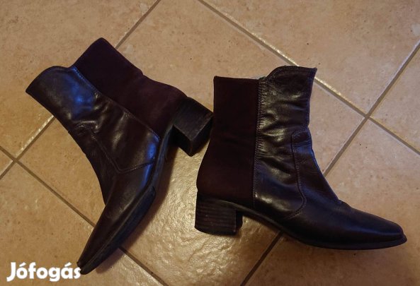Deska 36-os bőr bokacsizma