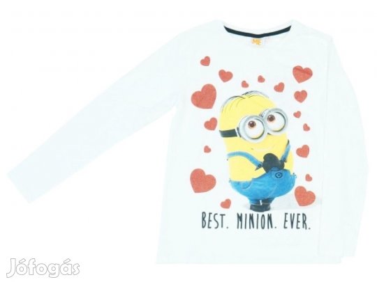Despicable Me Új (címkés) Lány Hosszú ujjú felső (Méret: 152)