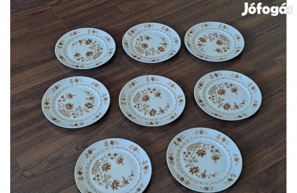 Desszertes nyolc darabos tányér készlet