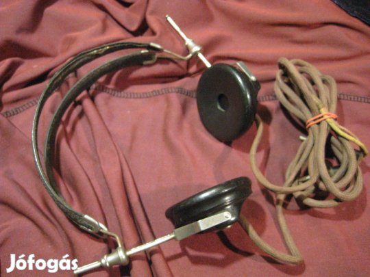 Detektoros rádió hallgató. (4000 Ohm)