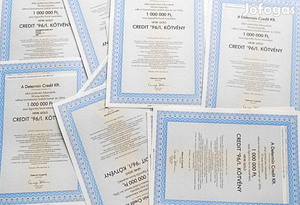 Determin Credit kötvény 1996