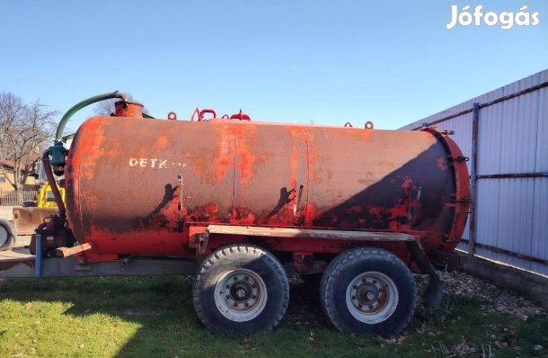 Detk 138-as szippantó 8000 literes, 2008-as évjárat