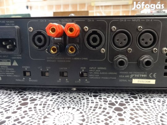 Deton A-350 pa erősítő