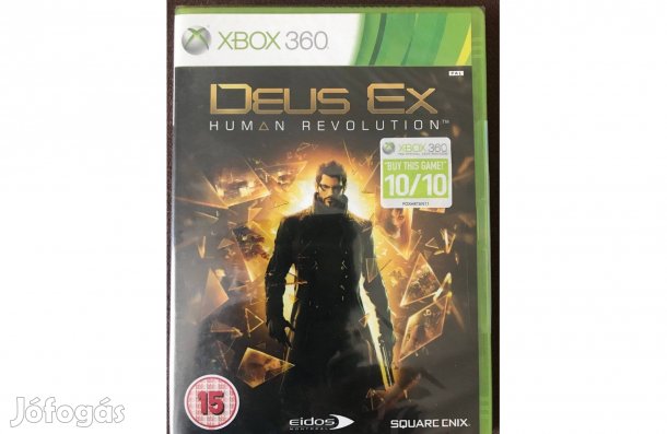 Deus Ex Human Revolution (Xbox 360) Új, bontatlan játék