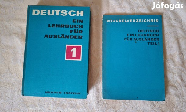 Deutsch / Vokabelverzeichnis (2 db német nyelkönyv együtt )