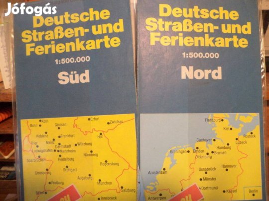Deutsche Straßen - und Ferienkarte