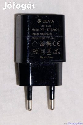 Devia XT-117/EA001 adapter hálózati töltő USB, eladó