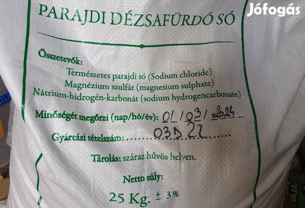 Dézsafürdő parajdi só 25kg