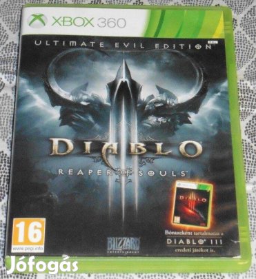 Diablo 3. Reaper Of Souls (Ultimate Evil Edition) Gyári Xbox 360 Játék