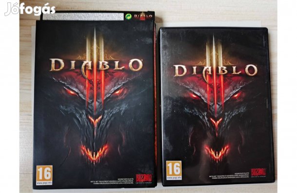 Diablo III. PC CD + Doboz + Leírás Magyar (Komplett ahogyan vettem)