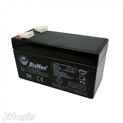 Diamec 12V Zselés Akkumulátor 1,3Ah (_)