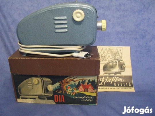 Diavetítő diafilm vetítő eredeti dobozzal eredeti kezelési utasítássa