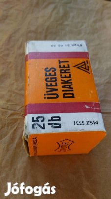 Diavetítő gép üveges diakeret